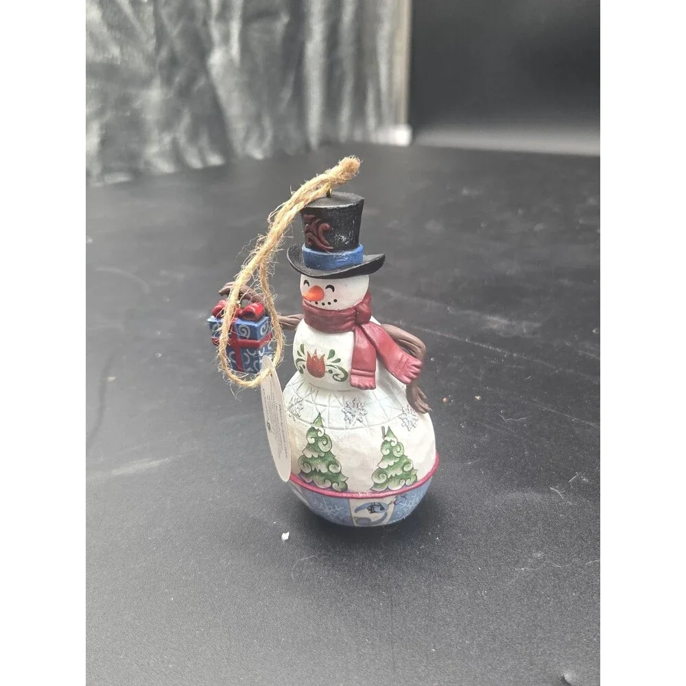 Jim Shore Kohls Snowman Christmas Ornament